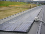 平泉町立平泉中学校屋根設置20kw三菱電機